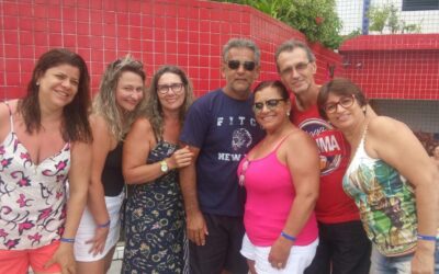 O Carnaval dos comerciários, em Praia Grande