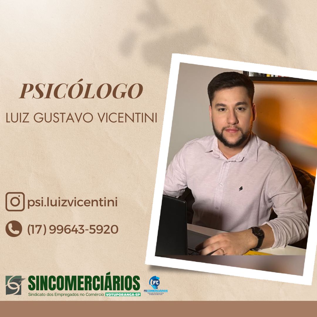 Luiz Gustavo Vicentini Psicólogo