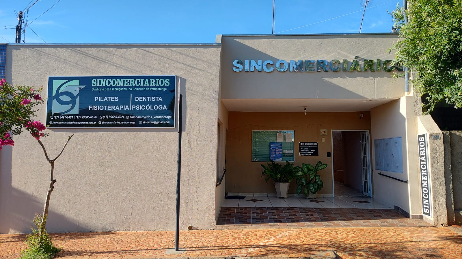 Fachada Sindicato Comerciários