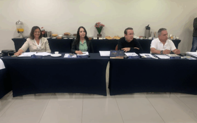 Lia Marques, presidente do Sincomerciários e vice-presidente da Fecomerciários participa da reunião da Diretoria da Fecomerciários