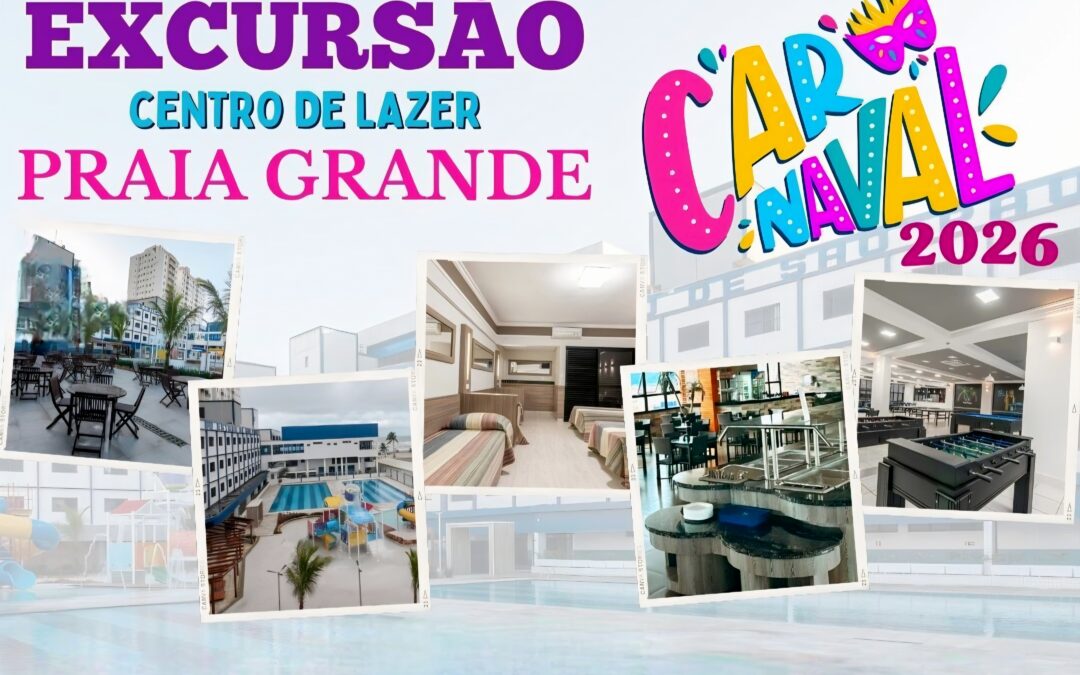 Excursão Centro de Lazer dos Comerciários em Praia Grande