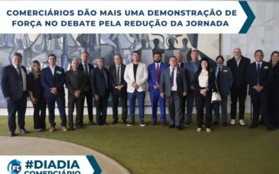 Comerciários dão mais uma demonstração de força no debate pela redução da jornada