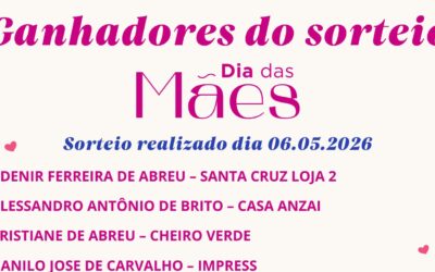 Resultado do Sorteio – Dia das Mães